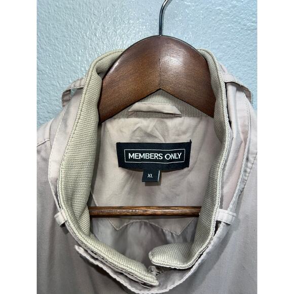 Members Only Racing Jacket Iconic Racer Brown Full Zip Outerwear X-Large XL - Picture 8 of 13